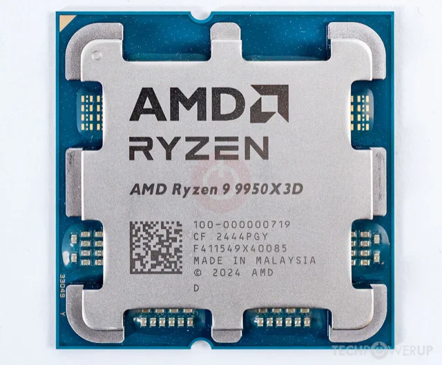 AMD Ryzen 9 9950X3D（CPU）
