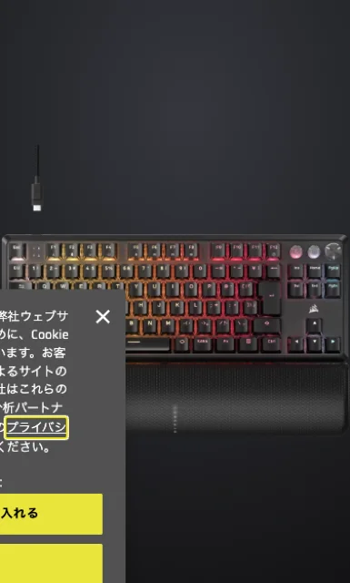 CORSAIR K70 PRO TKL Black