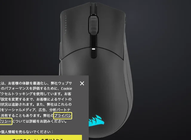 CORSAIR SABRE RGB Pro