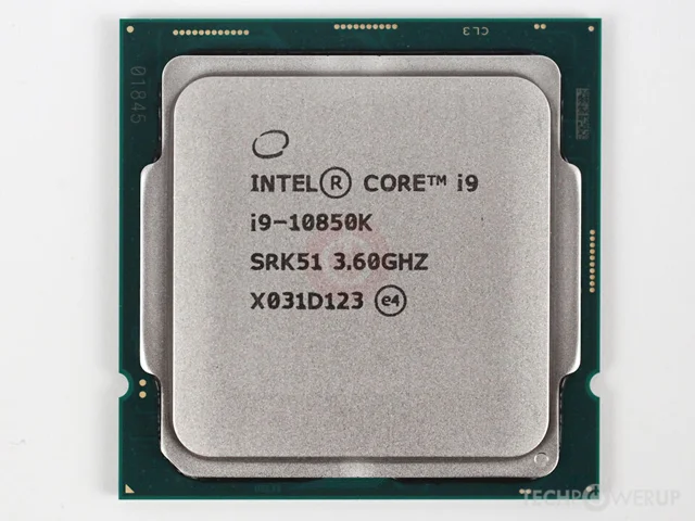 Intel Core i9-10850K（CPU）