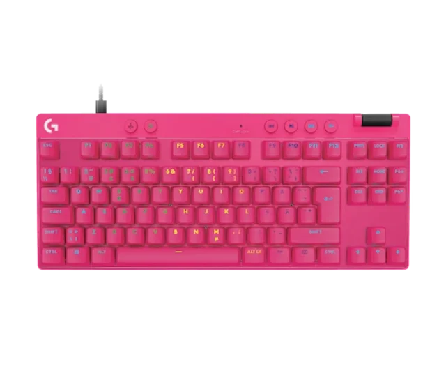 Logitech G Pro X TKL RAPID Magenta